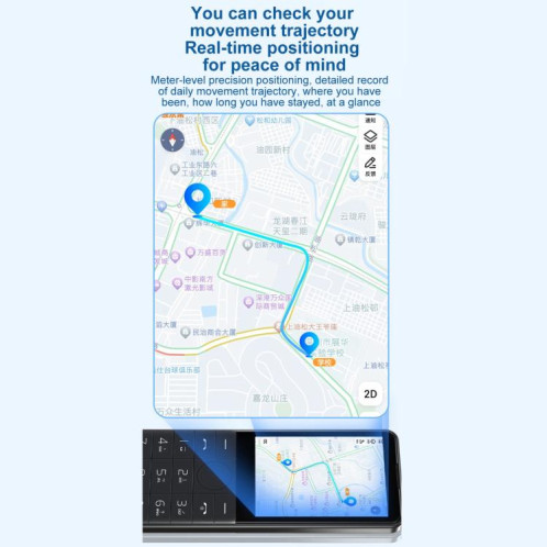 Téléphone à clavier DOOV R17 / F22, 3 Go + 32 Go, 2,8 pouces, Android 13, Mediatek MT6762 Octa Core, réseau 4G (noir) SD928B1276-013