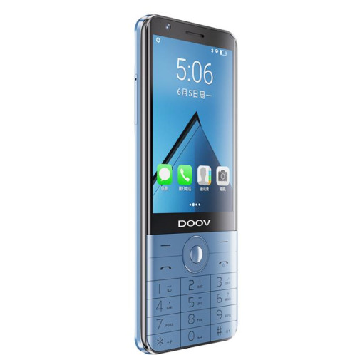 Téléphone à clavier DOOV R17 Pro / Z17, 4 Go + 64 Go, écran 3,5 pouces, Android 12, Mediatek MT6761 Quad Core, réseau 4G, compatible Google Store (bleu) SD930L850-010
