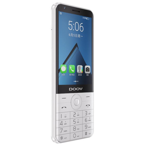 Téléphone à clavier DOOV R17 Pro / Z17, 4 Go + 64 Go, écran 3,5 pouces, Android 12, Mediatek MT6761 Quad Core, réseau 4G, compatible Google Store (blanc) SD930W1511-010