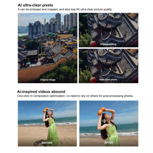 Oppo A6 GT, 8 Go + 256 Go, écran 6,8 pouces, lecteur d'empreintes digitales, ColorOS 15.0, Android 15, Qualcomm Snapdragon 7 Gen 3 Octa Core, NFC, réseau 5G (rose) SO954F772-020