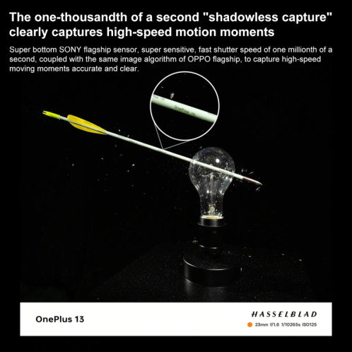 OnePlus 13 PJZ110, 24 Go + 1 To, identification par empreinte digitale sur l'écran, 6,82 pouces ColorOS 15.0 / Android 15 Snapdragon 8 Elite 3 nm Octa Core, NFC, réseau : 5G (blanc) SO958W27-020