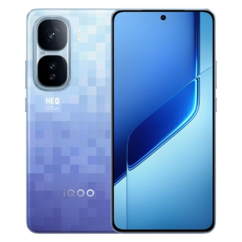 Vivo iQOO Neo10 Pro+, 16 Go + 512 Go, écran 6,82 pouces, lecteur d'empreintes digitales, Android 15, OriginOS 5, Snapdragon 8 Elite Octa Core, OTG, NFC, réseau 5G, compatible Google Play (bleu) SV963L1099-019
