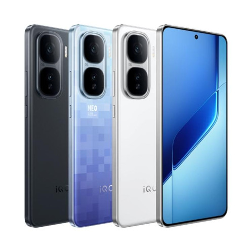 Vivo iQOO Neo10 Pro+, 16 Go + 512 Go, écran 6,82 pouces, lecteur d'empreintes digitales, Android 15, OriginOS 5, Snapdragon 8 Elite Octa Core, OTG, NFC, réseau 5G, compatible Google Play (bleu) SV963L1099-019