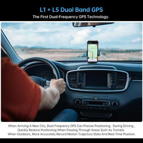  Téléphone robuste projecteur Unihertz Tank 4 Pro, 16 Go + 512 Go, vision nocturne, écran 6,73 pouces, Android 13 Dimensity 8300 Octa Core, réseau 5G, NFC (noir) SU965B410-024