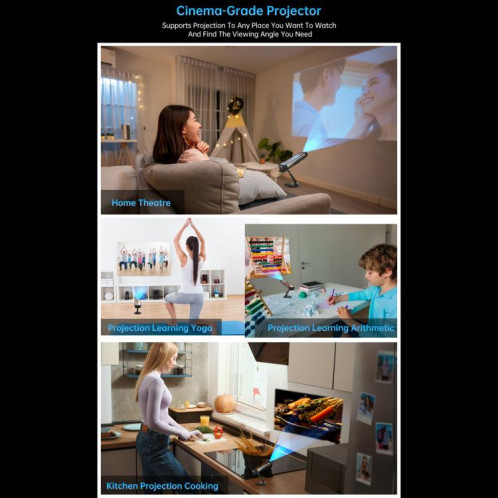  Téléphone robuste projecteur Unihertz Tank 4 Pro, 16 Go + 512 Go, vision nocturne, écran 6,73 pouces, Android 13 Dimensity 8300 Octa Core, réseau 5G, NFC (noir) SU965B410-024