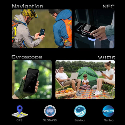  Téléphone robuste Oukitel WP56, 12 Go + 512 Go, appareil photo 108 Mpx, identification par empreinte digitale, écran 6,8 pouces, Android 15, MTK Dimensity 7050 Octa Core, NFC, OTG, réseau 5G (rouge) SO968R1070-018