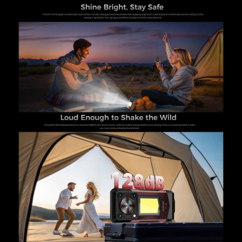  Téléphone robuste Oukitel WP56, 12 Go + 512 Go, appareil photo 108 Mpx, identification par empreinte digitale, écran 6,8 pouces, Android 15, MTK Dimensity 7050 Octa Core, NFC, OTG, réseau 5G (rouge) SO968R1070-018