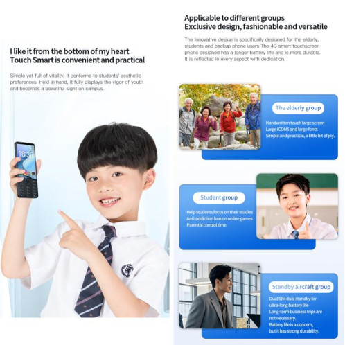 Téléphone à clavier DOOV R70, 6 Go + 128 Go, 4 pouces, Android 13, Mediatek MT6762 Octa Core, réseau 4G, compatible Google Store, avec appareil photo (noir) SD973B947-011