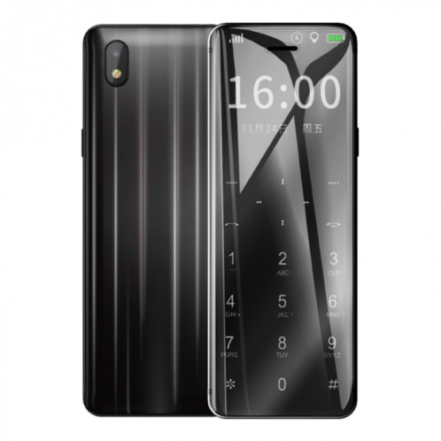 Ulcool V99, 1,54 pouces, MTK6261D, prise en charge de la synchronisation Bluetooth, numérotation Bluetooth, FM, anti-perte, GSM, double SIM (noir) SH975B1661-07