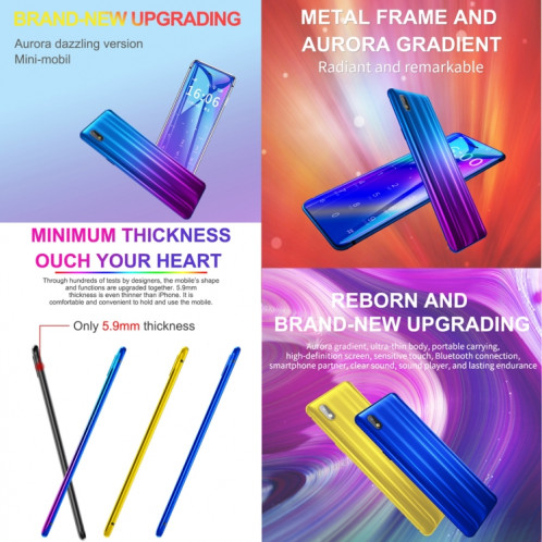 Ulcool V99, 1,54 pouces, MTK6261D, prise en charge de la synchronisation Bluetooth, numérotation Bluetooth, FM, anti-perte, GSM, double SIM (dégradé) SH75GR896-07