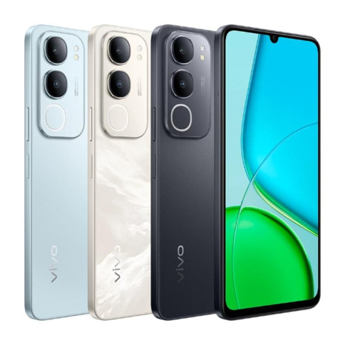 Vivo Y50m 5G, 8 Go + 256 Go, reconnaissance faciale/empreinte digitale latérale, écran 6,74 pouces, Android 15, OriginOS 5, Dimensity 6300 Octa Core, OTG, réseau 5G (or) SH995J675-017