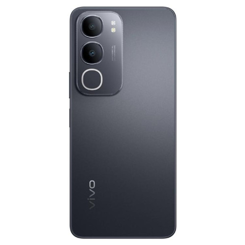 Vivo Y50m 5G, 12 Go + 256 Go, reconnaissance faciale/empreinte digitale latérale, écran 6,74 pouces, Android 15, OriginOS 5, Dimensity 6300 Octa Core, OTG, réseau 5G (noir) SV996B754-017