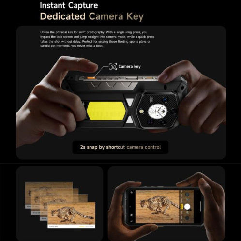  Téléphone ultra-résistant Ulefone Armor 29, 16 Go + 1 To, vision nocturne, écran 6,67 pouces + 1,04 pouce, Android 15, MediaTek Dimensity 9300+ Octa Core, réseau 5G, voyant LED polyvalent, voyant SU005B47-013