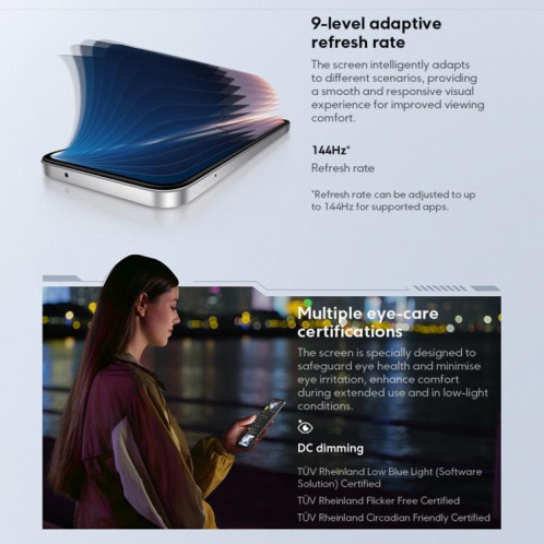  Xiaomi POCO M7 Global, 6 Go + 128 Go, lecteur d'empreintes digitales latéral, écran 6,9 pouces, Xiaomi HyperOS 2, Snapdragon 685 4G Octa Core, NFC, réseau 4G (noir) SX018B174-019