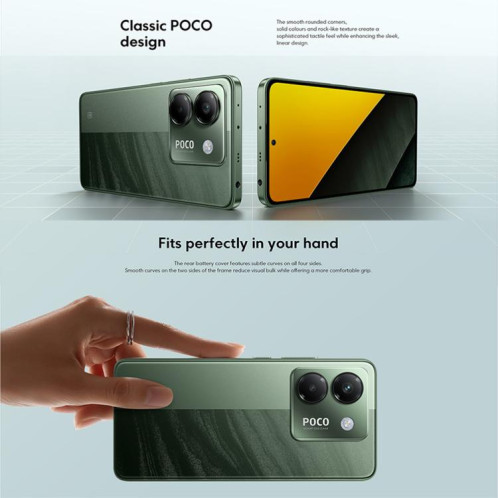  Xiaomi POCO M7 Pro 5G Global, 8 Go + 256 Go, lecteur d'empreintes digitales intégré, écran 6,67 pouces, Xiaomi HyperOS 2, MediaTek Dimensity 7025-Ultra Octa Core, NFC, réseau 5G (violet) SX020P1590-012