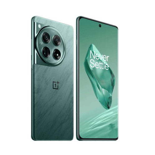  OnePlus 12 5G EU avec chargeur, 16 Go + 512 Go, lecteur d'empreintes digitales intégré, écran 6,82 pouces, ColorOS 14.0, Android 14, Qualcomm Snapdragon 8 Gen 3 Octa Core, NFC, réseau 5G (vert) SO435B1875-015