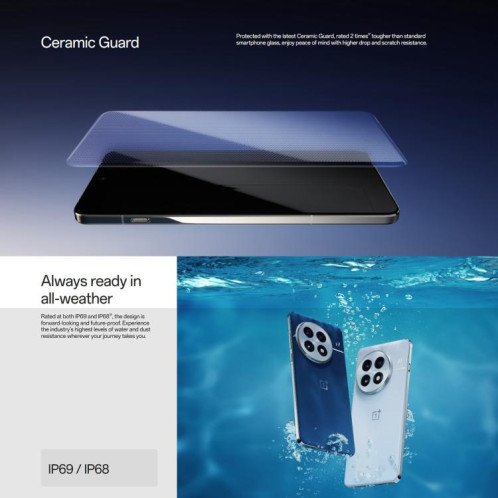  OnePlus 13 5G Global, 16 Go + 512 Go, lecteur d'empreintes digitales intégré, écran 6,82 pouces, ColorOS 15.0, Android 15, Qualcomm Snapdragon 8 Elite Octa Core, NFC, réseau 5G (bleu) SO437L1693-018