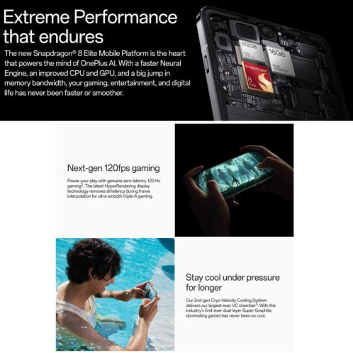  OnePlus 13 5G Global, 16 Go + 512 Go, lecteur d'empreintes digitales intégré, écran 6,82 pouces, ColorOS 15.0, Android 15, Qualcomm Snapdragon 8 Elite Octa Core, NFC, réseau 5G (bleu) SO437L1693-018
