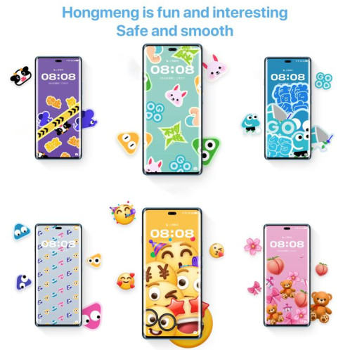 HUAWEI Enjoy 70X Vitality Edition, 8 Go + 128 Go, écran 6,78 pouces, identification par empreinte digitale, HarmonyOS 4.2 Octa Core, OTG, non compatible avec Google Play (bleu) SH502L1631-013