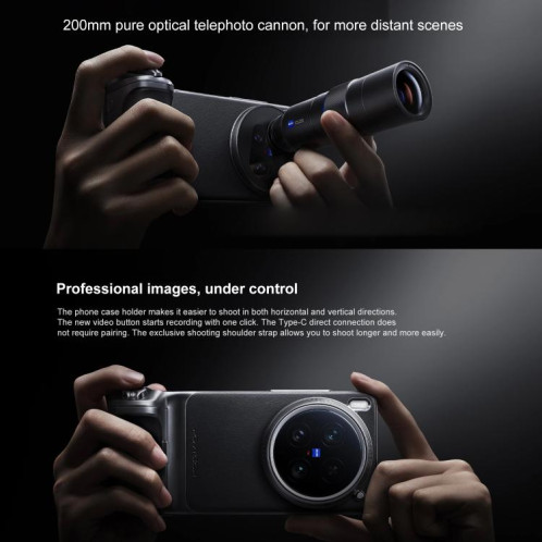 Vivo X200 Ultra, 16 Go + 512 Go, reconnaissance faciale / reconnaissance d'empreintes digitales 3D par ultrasons, écran 6,82 pouces, OriginOS 5 / Android 15, Snapdragon 8 Elite Octa Core, OTG, NFC, réseau 5G, SV522W778-018