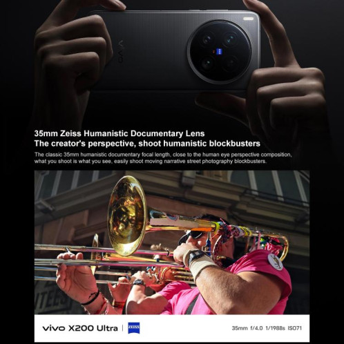 Vivo X200 Ultra, 16 Go + 512 Go, reconnaissance faciale / reconnaissance d'empreintes digitales 3D par ultrasons, écran 6,82 pouces, OriginOS 5 / Android 15, Snapdragon 8 Elite Octa Core, OTG, NFC, réseau 5G, SV522W778-018