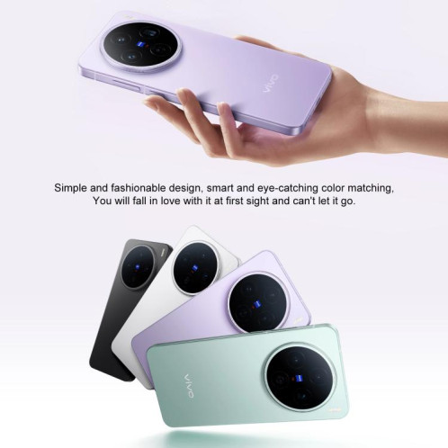 Vivo X200s, 12 Go + 512 Go, reconnaissance faciale / reconnaissance d'empreintes digitales 3D par ultrasons, écran 6,67 pouces, processeur Octa Core OriginOS 5 / Android 15 Dimensity 9400+, OTG, NFC, réseau 5G, SV524W1018-014