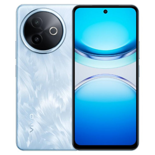 Vivo Y300i, 8 Go + 128 Go, reconnaissance faciale / empreinte digitale latérale, écran 6,68 pouces, Android 15, OriginOS 5, Snapdragon 4 Gen 2 Octa Core, OTG, NFC, réseau 5G (bleu) SV536L151-010