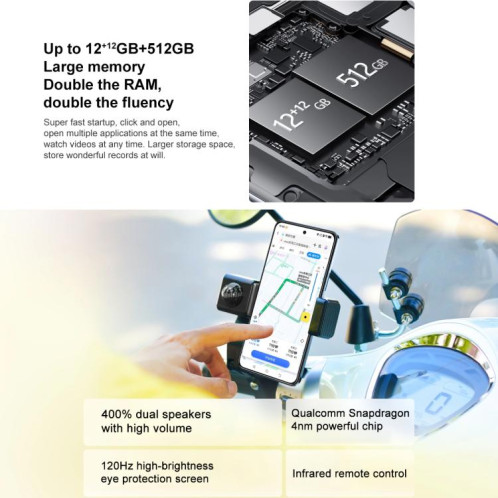 Vivo Y300i, 8 Go + 256 Go, reconnaissance faciale / empreinte digitale latérale, écran 6,68 pouces, Android 15, OriginOS 5, Snapdragon 4 Gen 2 Octa Core, OTG, NFC, réseau 5G (noir) SV537B295-010