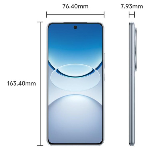 Vivo Y300 Pro+, 8 Go + 128 Go, reconnaissance faciale / empreinte digitale, écran 6,77 pouces, Android 15, OriginOS 5, Snapdragon 7s Gen 3 Octa Core, OTG, NFC, réseau 5G (argent) SV540S1373-011