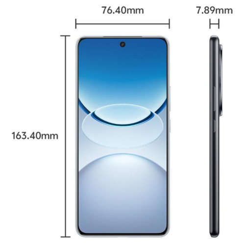 Vivo Y300 Pro+, 12 Go + 256 Go, reconnaissance faciale/empreinte digitale, écran 6,77 pouces, Android 15, OriginOS 5, Snapdragon 7s Gen 3 Octa Core, OTG, NFC, réseau 5G (noir) SV542B696-011