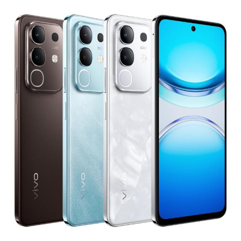 Vivo Y300t, 8 Go + 128 Go, reconnaissance faciale / empreinte digitale latérale, écran 6,72 pouces, Android 15, OriginOS 5, Dimensity 7300 Octa Core, OTG, NFC, réseau 5G (bleu aqua) SV44AB10-013