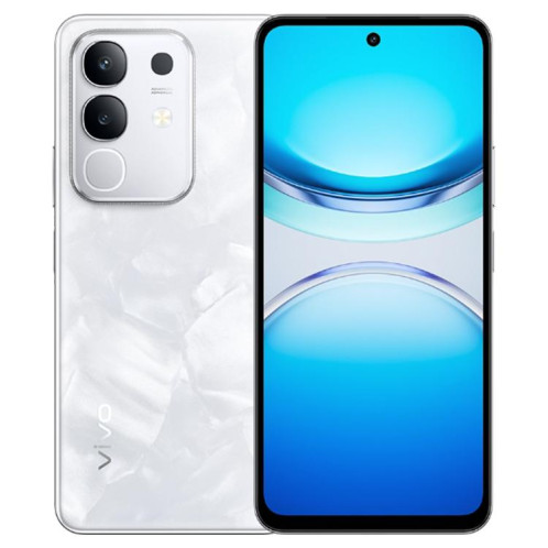 Vivo Y300t, 12 Go + 512 Go, reconnaissance faciale/empreinte digitale latérale, écran 6,72 pouces, Android 15, OriginOS 5, Dimensity 7300 Octa Core, OTG, NFC, réseau 5G (blanc) SV547W1102-013
