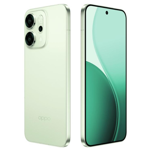 Téléphone OPPO Reno14 AI, 16 Go + 256 Go, écran 6,59 pouces, ColorOS 15.0, Dimensity 8350 Octa Core, NFC, OTG, réseau 5G (vert) SO553G747-016