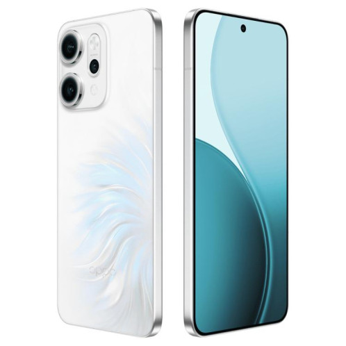 Téléphone OPPO Reno14 Pro IA, 12 Go + 256 Go, écran 6,83 pouces, ColorOS 15.0, Dimensity 8450 Octa Core, NFC, OTG, réseau 5G (blanc) SO555W967-018