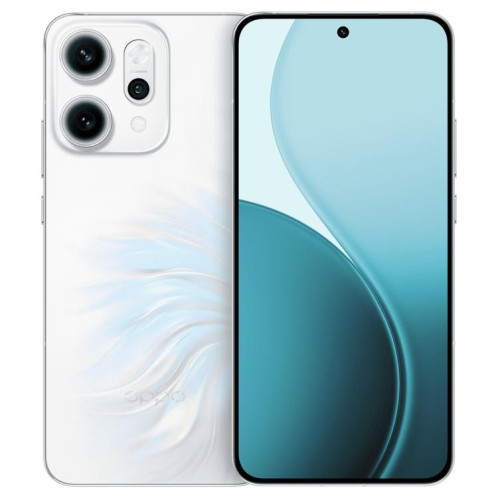 Téléphone OPPO Reno14 Pro IA, 16 Go + 512 Go, écran 6,83 pouces, ColorOS 15.0, Dimensity 8450 Octa Core, NFC, OTG, réseau 5G (blanc) SO558W181-018