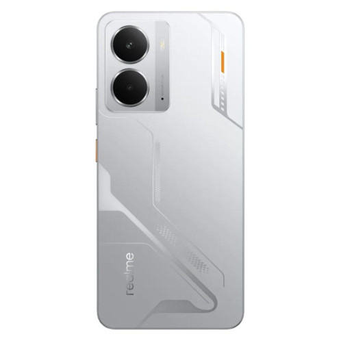 Realme 14, 16 Go + 256 Go, écran 6,67 pouces, reconnaissance d'empreintes digitales, Realme UI 6.0, Snapdragon 6 Gen 4 Octa Core, NFC, réseau 5G (argent) SO810S48-013