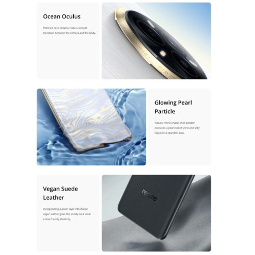 Realme 14 Pro, 16 Go + 512 Go, écran 6,77 pouces, reconnaissance d'empreintes digitales, Realme UI 6.0 Dimensity 7300 Octa Core, NFC, réseau 5G (blanc) SO813W483-022