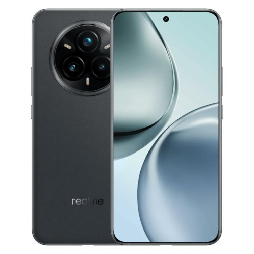 Realme 14 Pro+, 12 Go + 512 Go, écran 6,83 pouces, reconnaissance d'empreintes digitales, Realme UI 6.0, Snapdragon 7s Gen 3 Octa Core, NFC, réseau 5G (gris) SO815H458-027