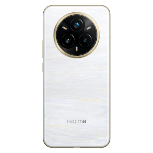 Realme 14 Pro+, 12 Go + 512 Go, écran 6,83 pouces, reconnaissance d'empreintes digitales, Realme UI 6.0, Snapdragon 7s Gen 3 Octa Core, NFC, réseau 5G (blanc) SO815W838-027