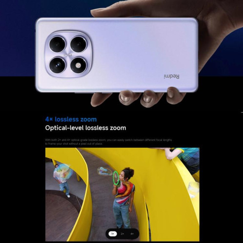 Xiaomi Redmi Note 14 Pro 4G Global, 12 Go + 512 Go, lecteur d'empreintes digitales à l'écran, 6,67 pouces Xiaomi HyperOS Helio G100-Ultra Octa Core, NFC, réseau : 4G (violet) SX904P1723-020