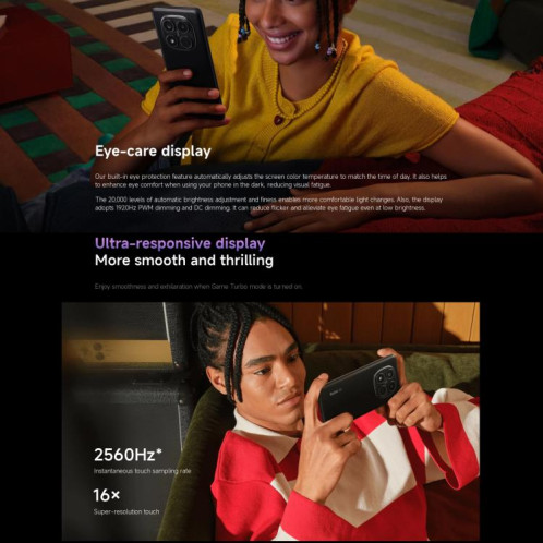  Xiaomi Redmi Note 14 Pro 5G Global, 8 Go + 256 Go, lecteur d'empreintes digitales à l'écran, 6,67 pouces Xiaomi HyperOS MediaTek Dimensity 7300-Ultra Octa Core, NFC, réseau : 5G (violet) SX905P1566-022