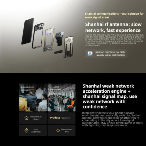 OPPO A6 Pro 5G, 12 Go + 256 Go, écran 6,57 pouces, lecteur d'empreintes digitales, ColorOS 15, Android 15, Dimensity 7300 Octa Core, NFC, OTG, réseau 5G (noir) SO248B65-021