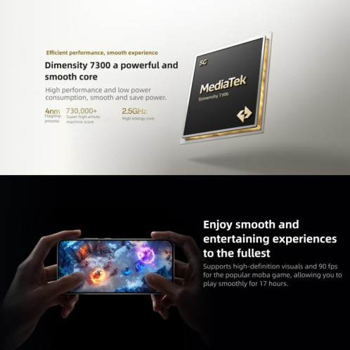 OPPO A6 Pro 5G, 16 Go + 256 Go, écran 6,57 pouces, processeur ColorOS 15, Android 15, Dimensity 7300 Octa Core, NFC, OTG, réseau 5G (noir) SO249B320-021