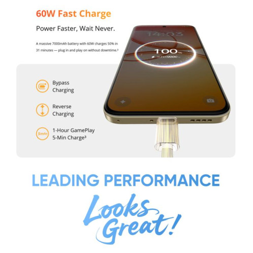 Realme 15T, 12 Go + 256 Go, écran 6,57 pouces, reconnaissance d'empreintes digitales, Realme UI 6.0, Android 15, MediaTek Dimensity 6400 Max Octa Core, NFC, réseau 5G (noir) SR265B1062-020