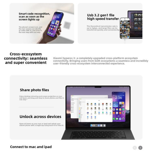 Xiaomi 17, 12 Go + 256 Go, lecteur d'empreintes digitales ultrasonique 3D, écran 6,3 pouces, Xiaomi HyperOS 3, Snapdragon 8 Elite Gen 5 Octa Core, NFC, réseau 5G (bleu) SX267L117-024