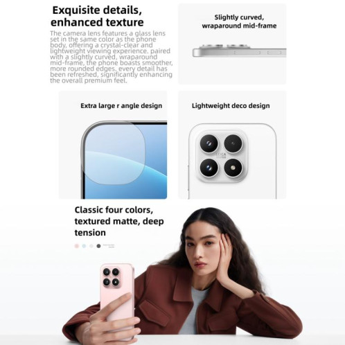 Xiaomi 17, 12 Go + 512 Go, lecteur d'empreintes digitales ultrasonique 3D, écran 6,3 pouces, Xiaomi HyperOS 3, Snapdragon 8 Elite Gen 5 Octa Core, NFC, réseau 5G (blanc) SX268W1429-024