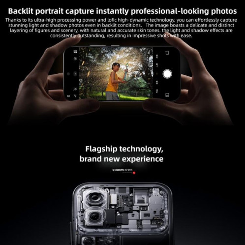 Xiaomi 17 Pro, 12 Go + 256 Go, lecteur d'empreintes digitales ultrasonique 3D, écrans 6,3 pouces et 2,7 pouces, processeur Xiaomi HyperOS 3 Snapdragon 8 Elite Gen 5 Octa Core, NFC, réseau 5G (violet) SX270P1617-027