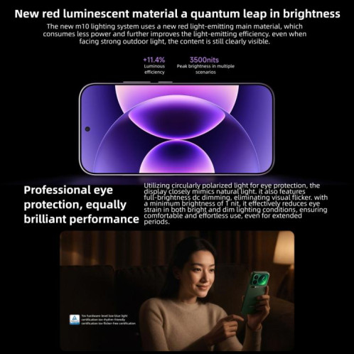 Xiaomi 17 Pro, 12 Go + 512 Go, lecteur d'empreintes digitales ultrasonique 3D, écrans 6,3 pouces et 2,7 pouces, processeur Xiaomi HyperOS 3 Snapdragon 8 Elite Gen 5 Octa Core, NFC, réseau 5G (blanc) SX271W668-027