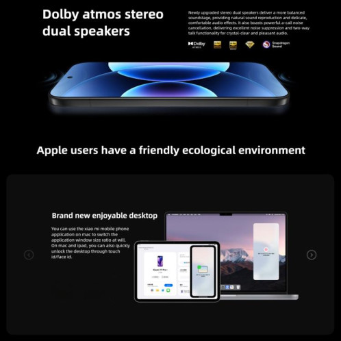 Xiaomi 17 Pro, 16 Go + 1 To, lecteur d'empreintes digitales ultrasonique 3D, écrans 6,3 pouces et 2,7 pouces, Xiaomi HyperOS 3, Snapdragon 8 Elite Gen 5 Octa Core, NFC, réseau 5G (blanc) SX272W1608-027