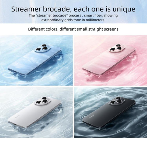 Honor 400 Pro, 16 Go + 1 To, écran 6,55 pouces, MagicOS 9.0 / Android 15, Snapdragon 8 Gen 3 Octa Core, réseau 5G, NFC, OTG (bleu) SH405L960-020